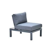 Garden Impressions Nicolle loungestoel- Carbon black/Donker grijs - thumbnail