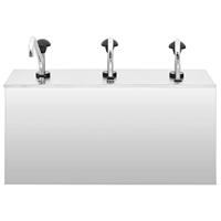 Sausdispenser 3x3,5 L roestvrij staal - thumbnail