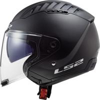 LS2 jethelm "of600 copter ii solid" helmet copter ii soli black matt gr. s - thumbnail