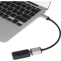 Renkforce USB 3.2 Gen 1 (USB 3.0) Adapter [1x USB-C stekker - 1x USB 3.2 Gen 1 bus A (USB 3.0)] RF-USBA-MS-01 0.15 m Gesleeved - thumbnail