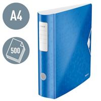 Leitz Ordner 1106 Active WOW DIN A4 Rugbreedte: 82 mm IJsblauw (metallic) 2 beugels 1106-00-36 - thumbnail