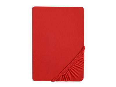 Biberna Jersey hoeslaken (Rood, 140-160 x 200 cm)