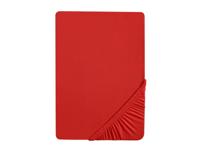 Biberna Jersey hoeslaken (Rood, 140-160 x 200 cm) - thumbnail