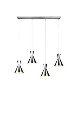 Trio HanglampEnzo Beam 4-lichts RVS - R30784007
