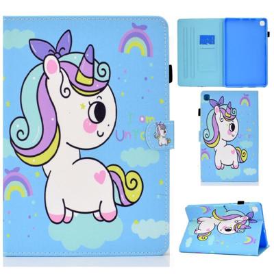 Geschilderd patroon TPU horizontale flip lederen beschermhoes voor Samsung Galaxy Tab S6 Lite (Rainbow Unicorn) Geschilderd patroon TPU horizontale flip lederen beschermhoes voor Samsung Galaxy Tab S6 Lite (Rainbow Unicorn)