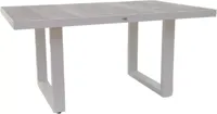 Trestino hoge lounge tuintafel barree 140x85x65cm wit - thumbnail