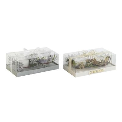Kaarsenset DKD Home Decor Gouden Zilverkleurig Kerstmis 10 x 10 x 7 cm (2 Stuks) Kaarsenset DKD Home Decor Gouden Zilverkleurig Kerstmis 10 x 10 x 7 cm (2 Stuks)