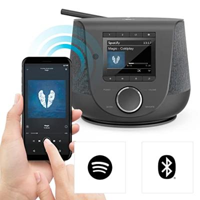 Hama Digitale Radio DIR3200SBT FM/DAB/DAB+/internetradio/app/Bluetooth® Zwart