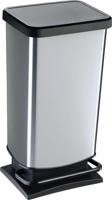 Rotho Paso Pedaalemmer 40L Zilver Metallic - thumbnail