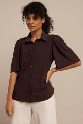 Studio Anneloes Poppy Butterfly Blouse 91536 Blouse 8700 Espresso