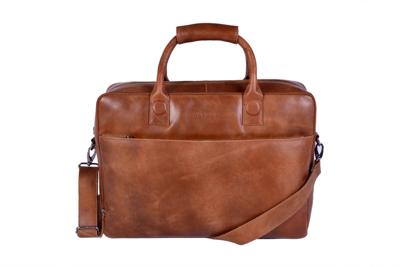 DSTRCT Fletcher Street Workingbag 17 inch-Cognac
