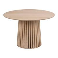 Sohome Ronde Eettafel 'Olivier' Eiken, 120cm, kleur Whitewash - thumbnail