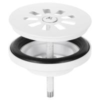 Fontein Afvoerplug Differnz Mix Mat Wit - thumbnail