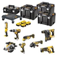 DeWalt DCK853P4T 8-Delige voordeelset | 4x 18V 5,0Ah in T-Stak koffers - DCK853P4T-QW - thumbnail
