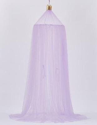 Baby bed gordijn Hung Dome Mosquito netto meisjes kroon opknoping netto prinses tenten (paars)