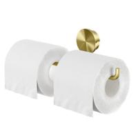 Toiletrolhouder dubbel Geesa Opal Goud geborsteld Geesa - thumbnail