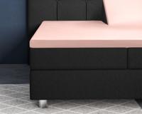 RoyalTextile - Splittopper Hoeslaken Katoen-Satijn - Roze - 160 x 200 - thumbnail