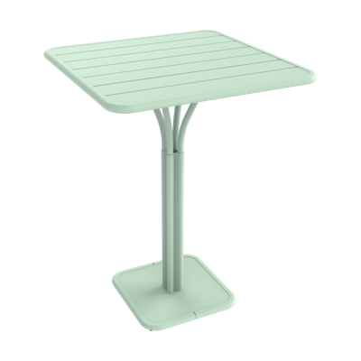 Fermob Luxembourg tuintafel hoog 80x80 cm Ice Mint