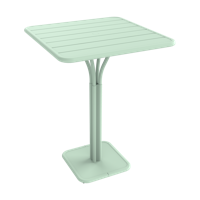 Fermob Luxembourg tuintafel hoog 80x80 cm Ice Mint - thumbnail