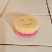 Dubbelzijdige Smile Spons - Zachte en Schurende Kant - Scrub Bobby - thumbnail