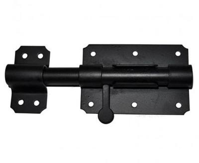 Waelbers Plaatgrendel 14-90x65mm zwart - 10 Stuk(s) - 105327.05