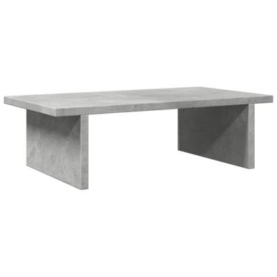 VidaXL Monitorstandaard 50x27x15 cm bewerkt hout betongrijs