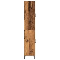 Hoge kast 2 pcs Oud hout 69,5 x 34 x 180 cm Bewerkt hout - thumbnail
