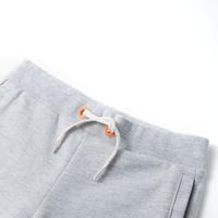 Kindershorts met trekkoord 104 grijs - thumbnail