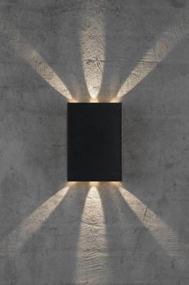 Buitenlamp Up & down Nordlux &apos;Fold 10&apos; 4 patronen 10W led 21 cm