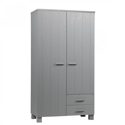 WOOOD Kledingkast 'Dennis', kleur Betongrijs