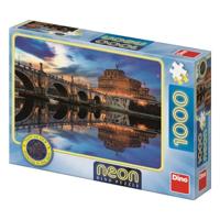 DinoToys Dino puzzel - glow in the dark engelenburcht rome - 1000 stukjes - thumbnail
