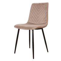 DS4U - Gaby eetkamerstoel velvet champagne - thumbnail