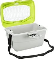 Trixie 39802 Mini-Capri transportbox, 40 x 22 x 30 cm, lichtgroen/groen, 1 stuk (1 stuk) - thumbnail