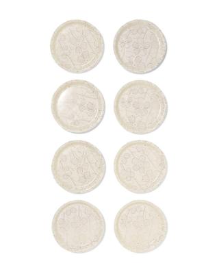 HEMA Borden ⌀22.5cm papier bloemen - 8 stuks