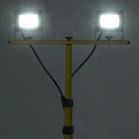 vidaXL Spotlight met statief LED 2x10 W koudwit - thumbnail