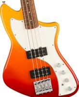 Fender Player Plus Active Meteora Bass PF Tequila Sunrise elektrische basgitaar met deluxe gigbag - thumbnail