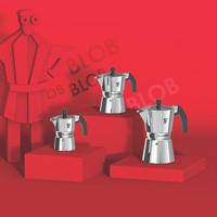 Italiaans koffiezetapparaat - PEZZETTI - ITALEXPRESS - Aluminium - 9 kopjes - Roestvrij staal - thumbnail