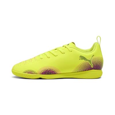 PUMA Future 8 Play Zaalvoetbalschoenen (IN) Kids Geel Zwart Roze