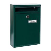 Brievenbus Arregui Groen Staal 22 X 8 X 32 cm - thumbnail