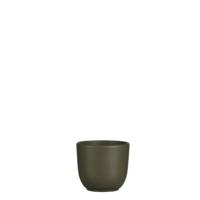 Tusca pot rond groen h9xd10cm Mica Decorations - Mica decorations - thumbnail