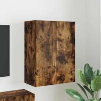 TV-wandkast Gerookt eiken 59,5 x 31 x 80 cm Bewerkt hout - thumbnail