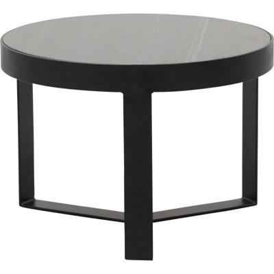 Livingfurn - Bijzettafel Glennis - 50x50x35cm - Marmer Livingfurn - Bijzettafel Glennis - 50x50x35cm - Marmer