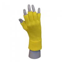 Handschoenen vingerloos geel - thumbnail