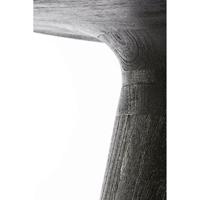 Light & Living Ronde Bijzettafel 'Paxos' Mangohout, kleur Zwart - thumbnail