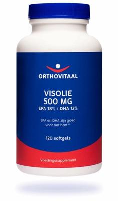 OrthoVitaal Visolie 500mg EPA 18% DHA 12% 120 Softgels