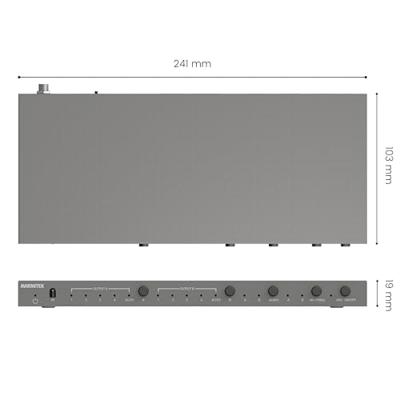 Connect 642 Pro - HDMI switch matrix 4K - 4 in / 2 uit