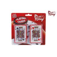 2 Play speelkaarten Vegas Style 9,5 x 6 cm karton 2 sets - thumbnail