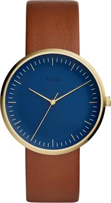 Horlogeband Fossil FS5473 Leder Bruin 22mm