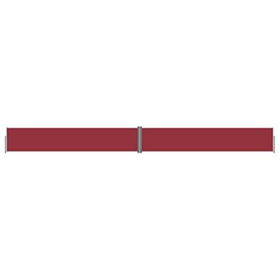 VidaXL Windscherm uittrekbaar 117x1200 cm rood