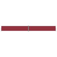 VidaXL Windscherm uittrekbaar 117x1200 cm rood - thumbnail
